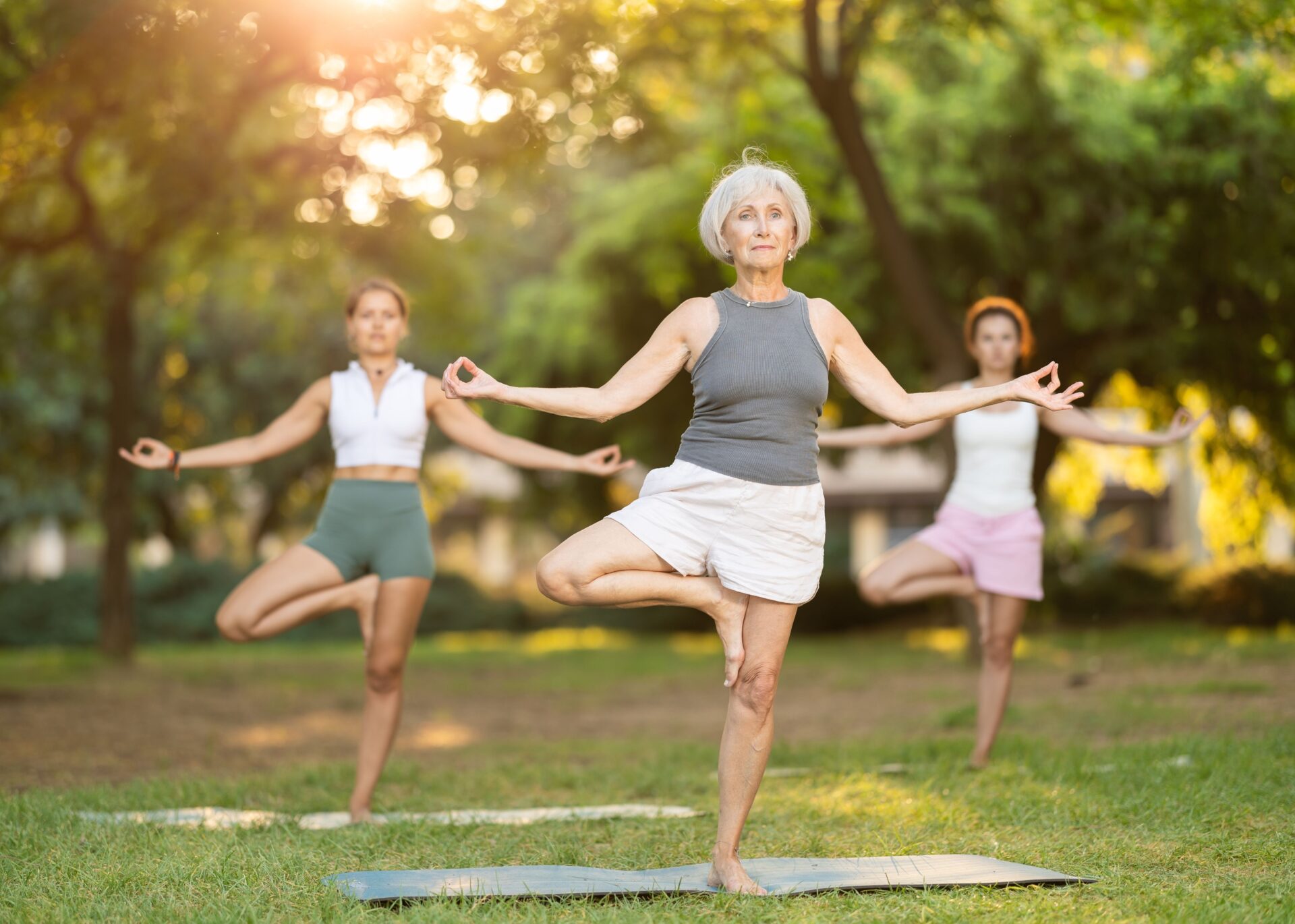 Postural Balance: Why a Stable Body, Means Stable Health 5 Old lady killing her postural balance
